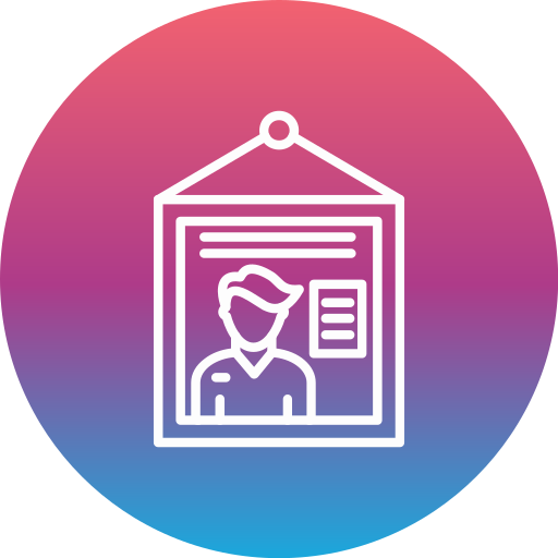 affiche Icône gratuit affiche Icône gratuit