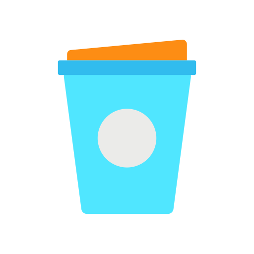 vaso de papel icono gratis