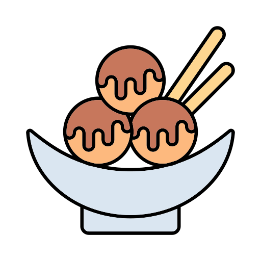 takoyaki icono gratis