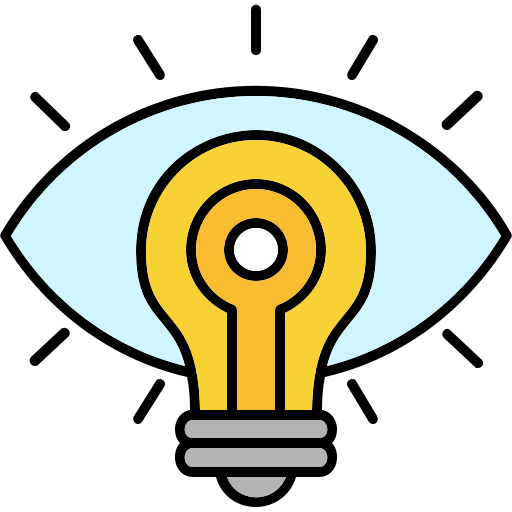 visión icono gratis