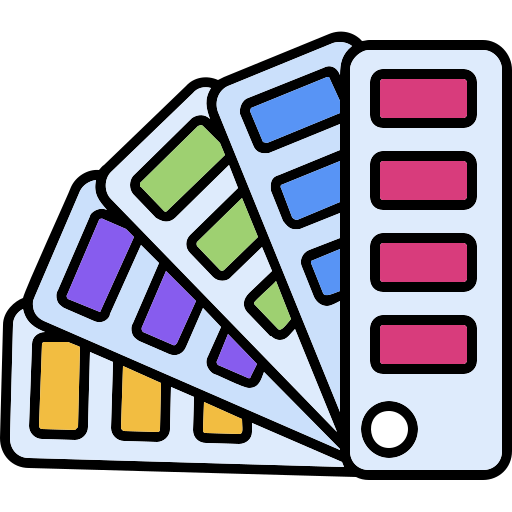 muestra de color icono gratis