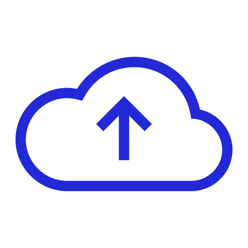 carga en la nube icono gratis