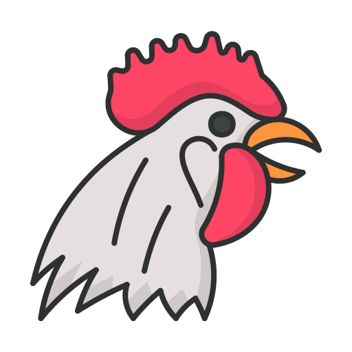 Chicken free icon Chicken free icon