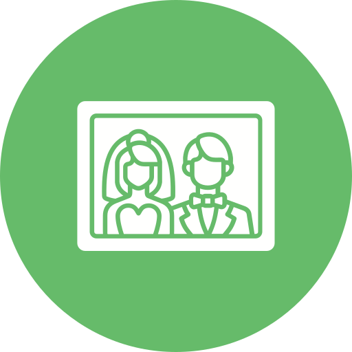 Свадебные фотографии бесплатно иконка Свадебные фотографии бесплатно иконка