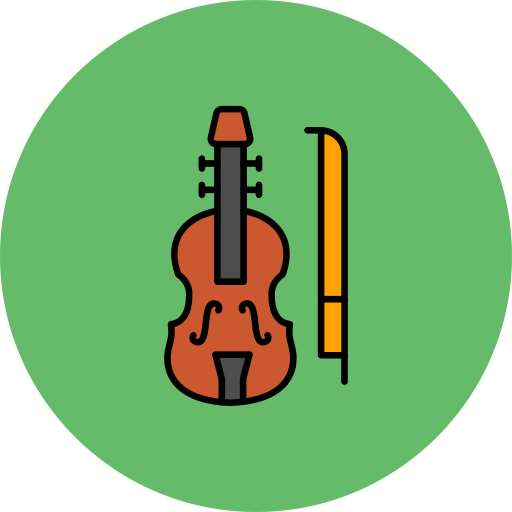 violín icono gratis