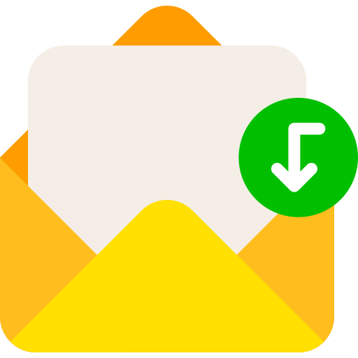 recibir correo icono gratis