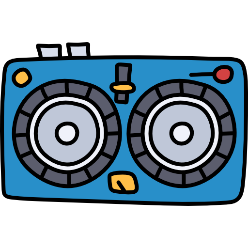 Turntable - Free music icons