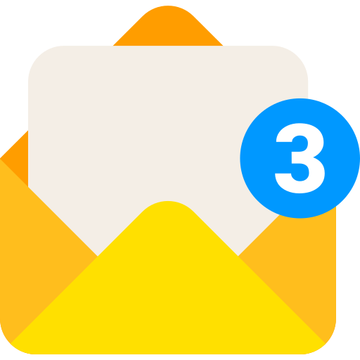 Open mail - Free communications icons