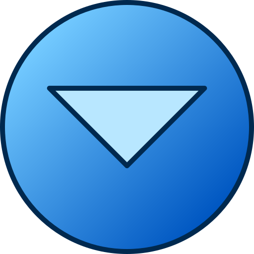 pfeil nach unten kostenlos Icon