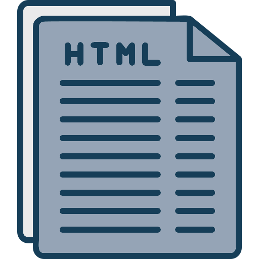 archivo html icono gratis