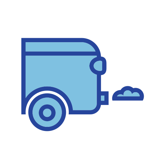 emisión de coche icono gratis