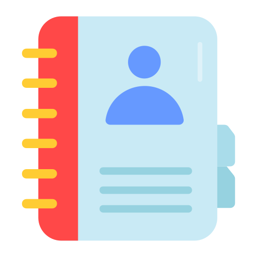 contacter le carnet Icône gratuit contacter le carnet Icône gratuit