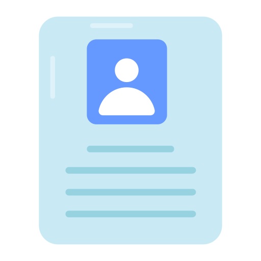 currículum vitae icono gratis