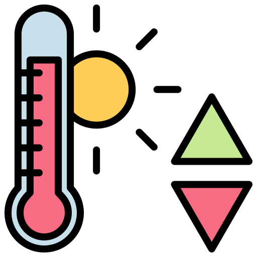 Temperature free icon Temperature free icon