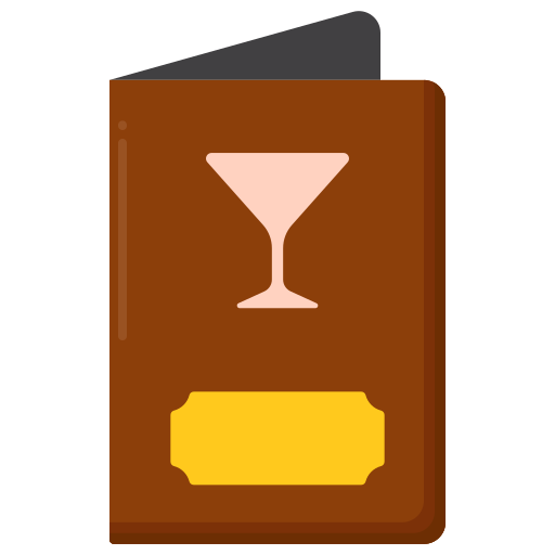 Menu card free icon