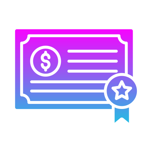 certificado icono gratis