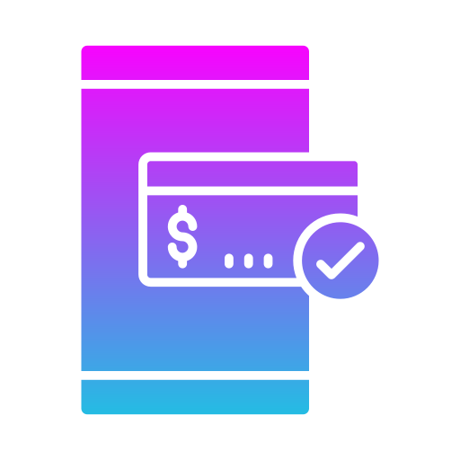 pago por teléfono inteligente icono gratis