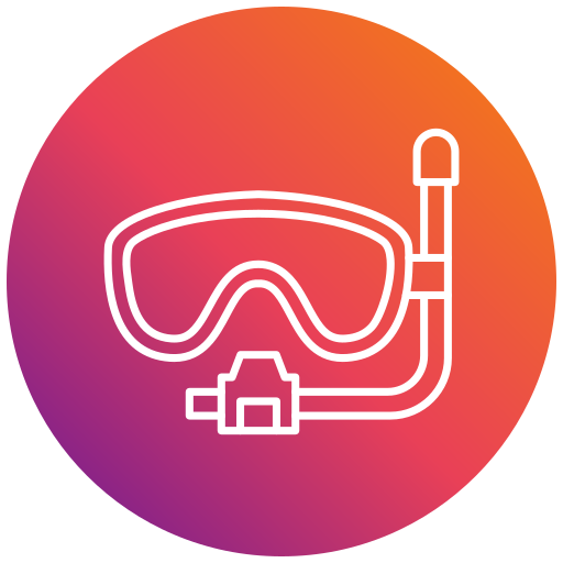 máscara de buceo icono gratis
