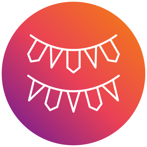 guirnalda icono gratis