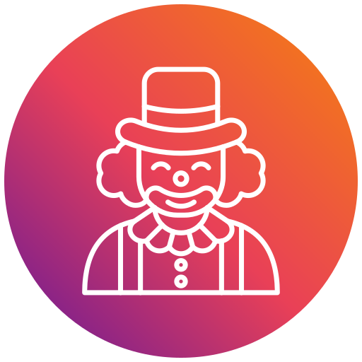 Clown free icon