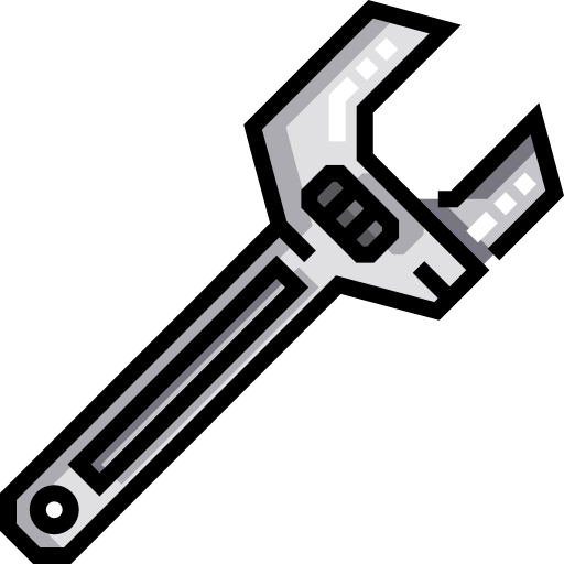 llave inglesa icono gratis