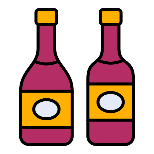 botellas de vino icono gratis