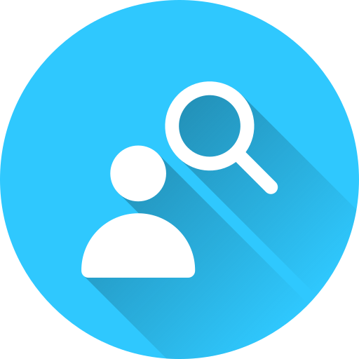 Magnifying glass free icon