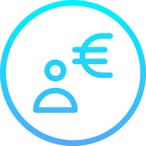 euro icono gratis