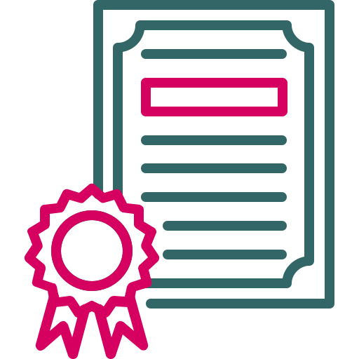 Certificate free icon