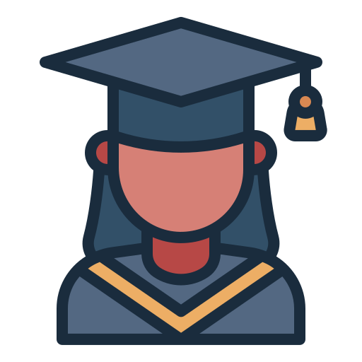 avatar graduado icono gratis