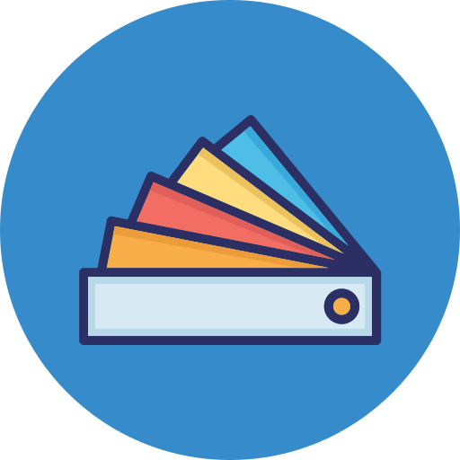 carta de colores icono gratis