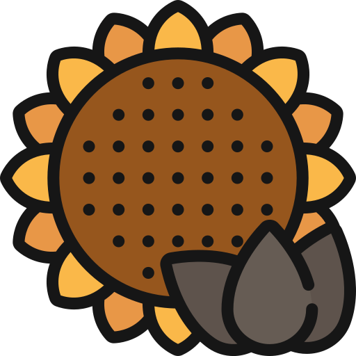 semilla de girasol icono gratis