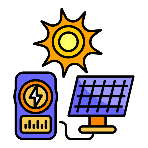 energía solar icono gratis