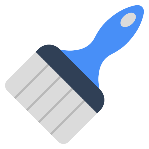 cepillo de pintura icono gratis