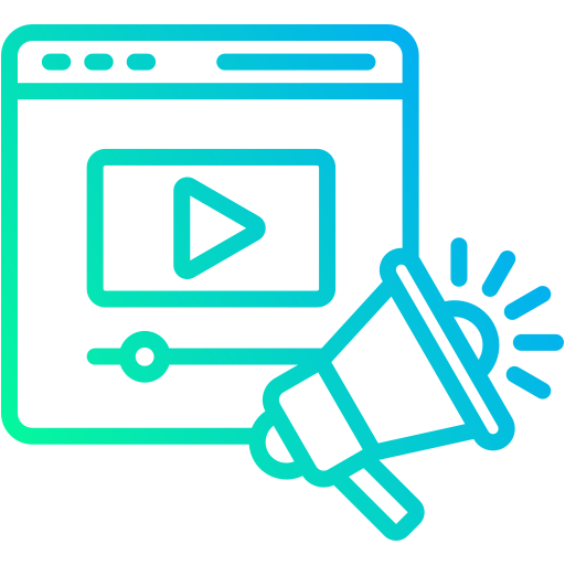 vídeo marketing icono gratis