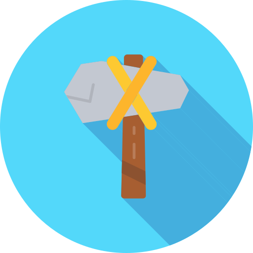 martillo icono gratis