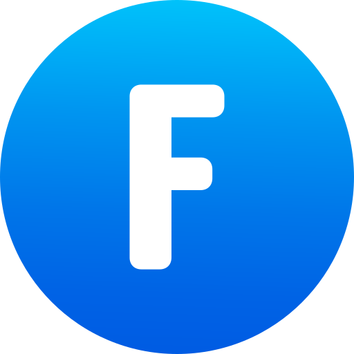 Letter f - Free education icons