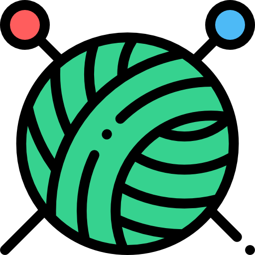 Yarn ball Detailed Rounded Lineal color icon