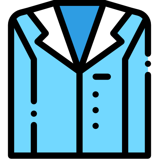 Vest Detailed Rounded Lineal Color Icon