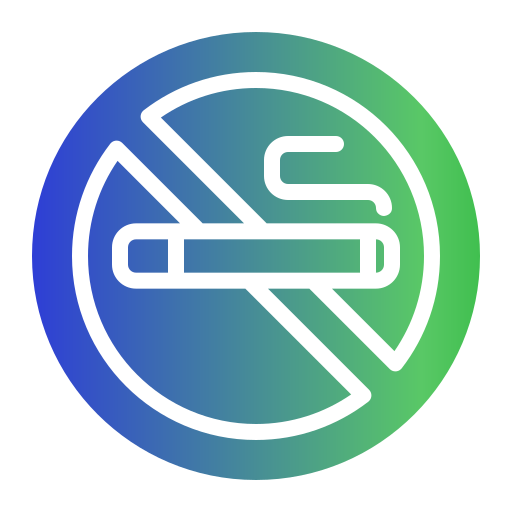 No smoking free icon No smoking free icon