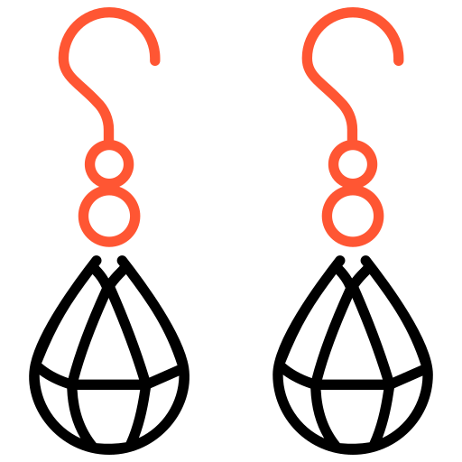 des boucles d'oreilles Icône gratuit des boucles d'oreilles Icône gratuit