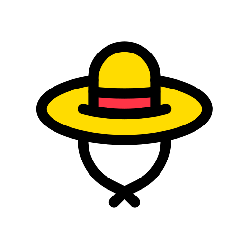 sombrero para el sol icono gratis