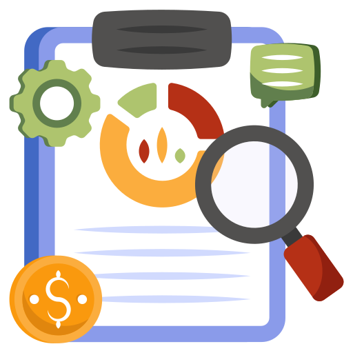 análisis en línea icono gratis