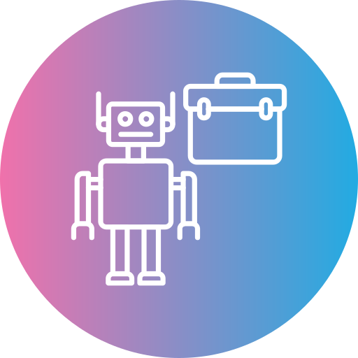 conocimiento de inteligencia artificial icono gratis