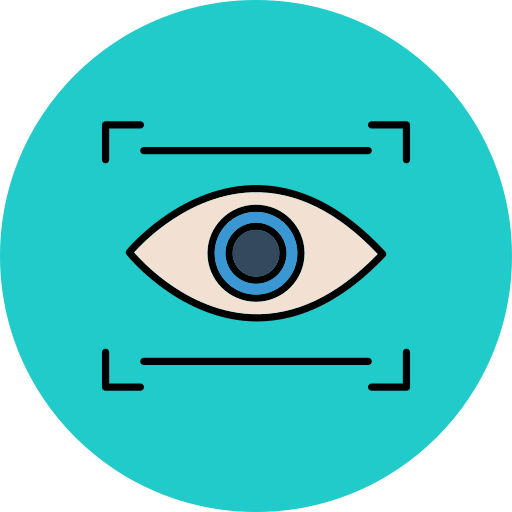 escaneo ocular icono gratis