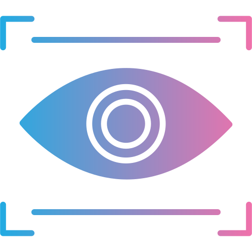 escaneo ocular icono gratis