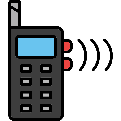 talkie walkie Icône gratuit