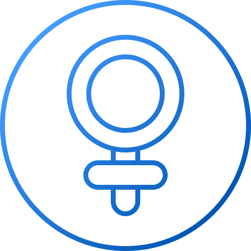 signo femenino icono gratis