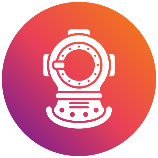 casco de buceo icono gratis