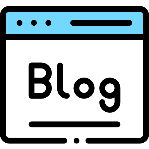 Blogging - free icon